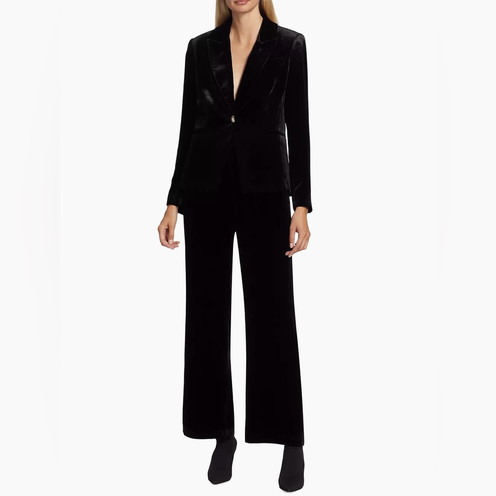 Elie Tahari Velvet Blazer - Picture 3 of 10